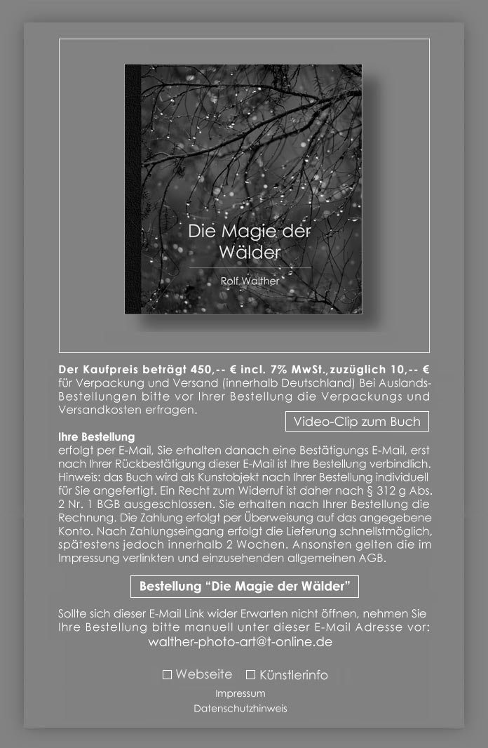 Fotokunst-Buch "Die Magie der Wlder"